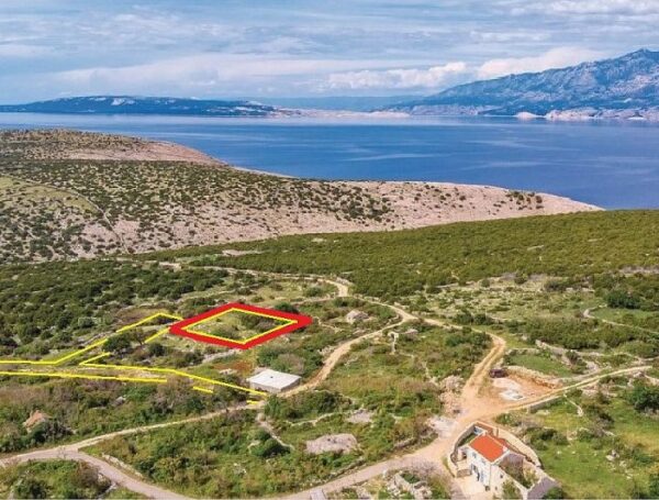 Baugrundstück mit Potenzial: 694 m2 in Dabov Stani nahe Novalja – Nur einen Spaziergang von Pastura Bay entfernt