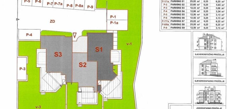 Wohnung mit großem Garten H123, Novalja